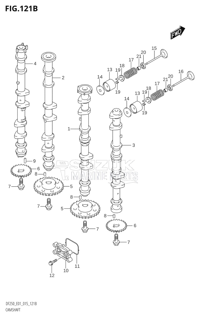 CAMSHAFT (DF200T:E40)