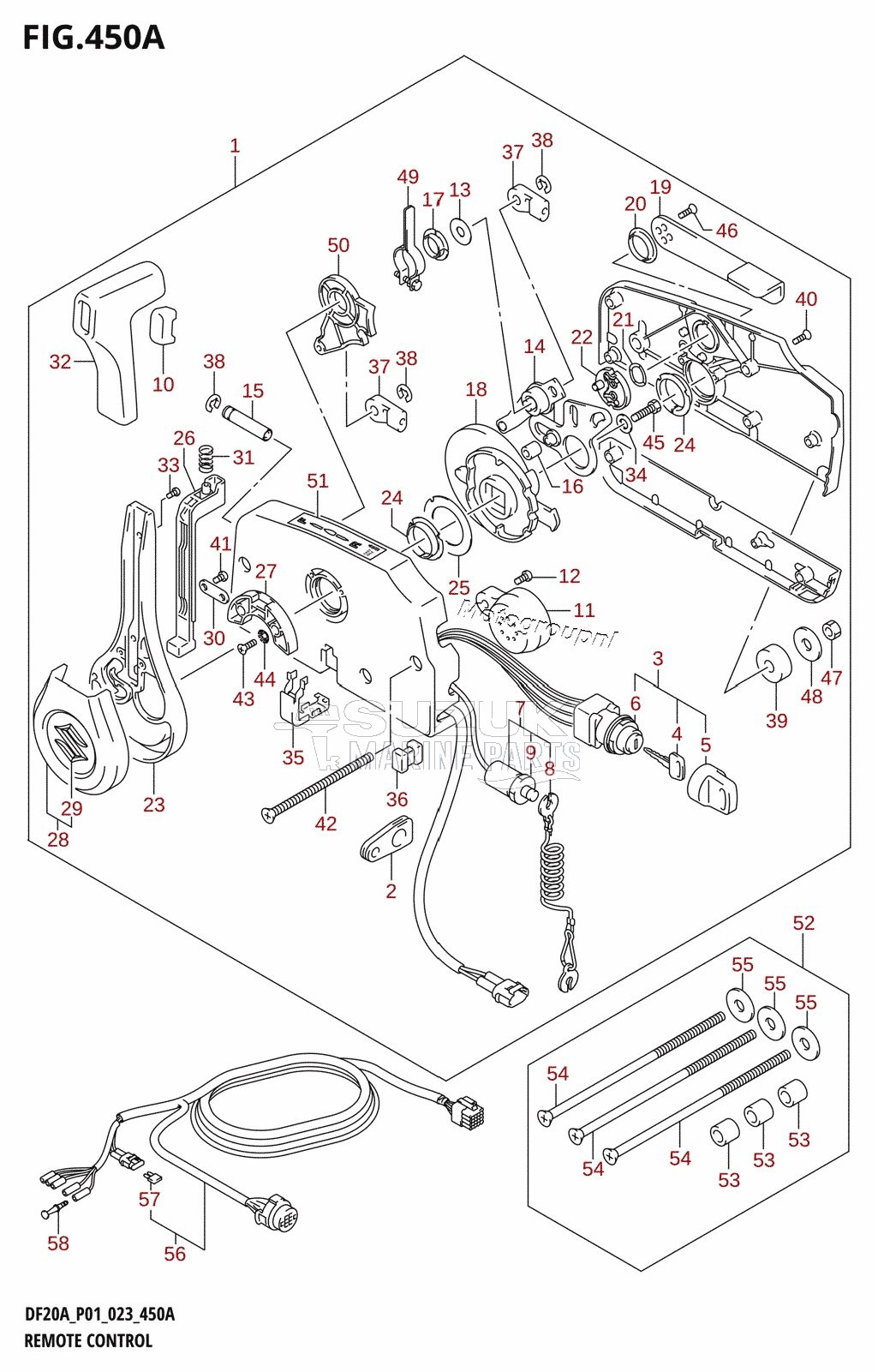 REMOTE CONTROL ((DF9.9BR,DF15AR,DF20AR):(020,021))