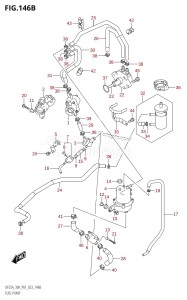 DF30A From 03003F-240001 (P01 P40)  2022 drawing FUEL PUMP ((020,021):P40)