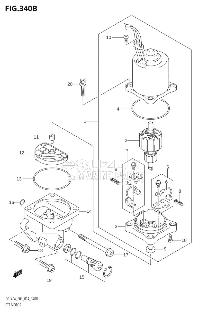 PTT MOTOR (DF115AT:E03)