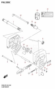 DF9.9B From 00995F-440001 (P01)  2024 drawing CLAMP BRACKET (DF9.9BR,DF15AR,DF20AR)