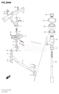 DF150 From 15002F-410001 (E01 E40)  2014 drawing CLUTCH SHAFT (DF150T:E01)