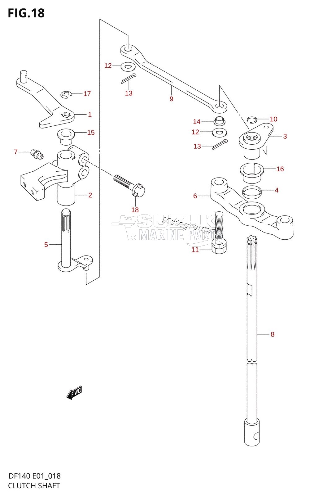 CLUTCH SHAFT