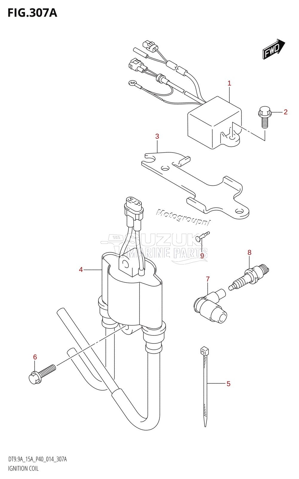 IGNITION COIL (DT9.9A:P40)