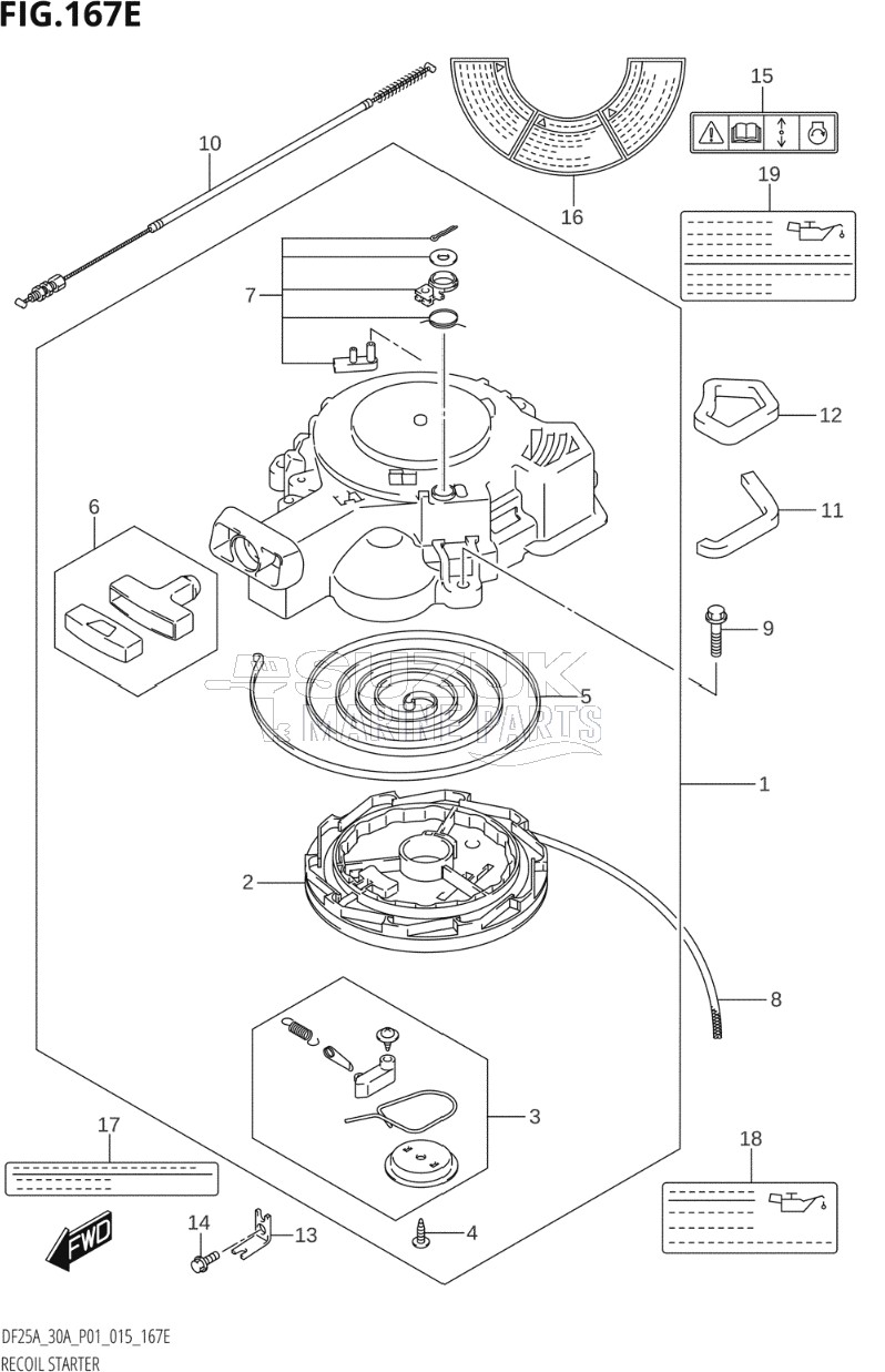 RECOIL STARTER (DF30A:P40)