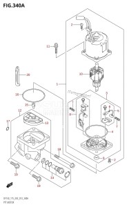 DF175Z From 17502Z-310001 (E03)  2013 drawing PTT MOTOR