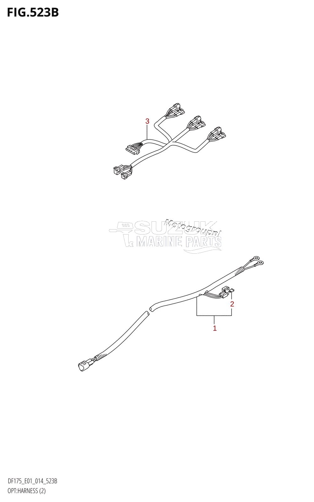 OPT:HARNESS (2) (DF150T:E40)