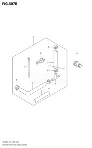 DF140BZG From 14004Z-340001 (E11 E40)  2023 drawing OPT:WATER PRESSURE GAUGE SUB KIT (DF140BG,DF140BZG)