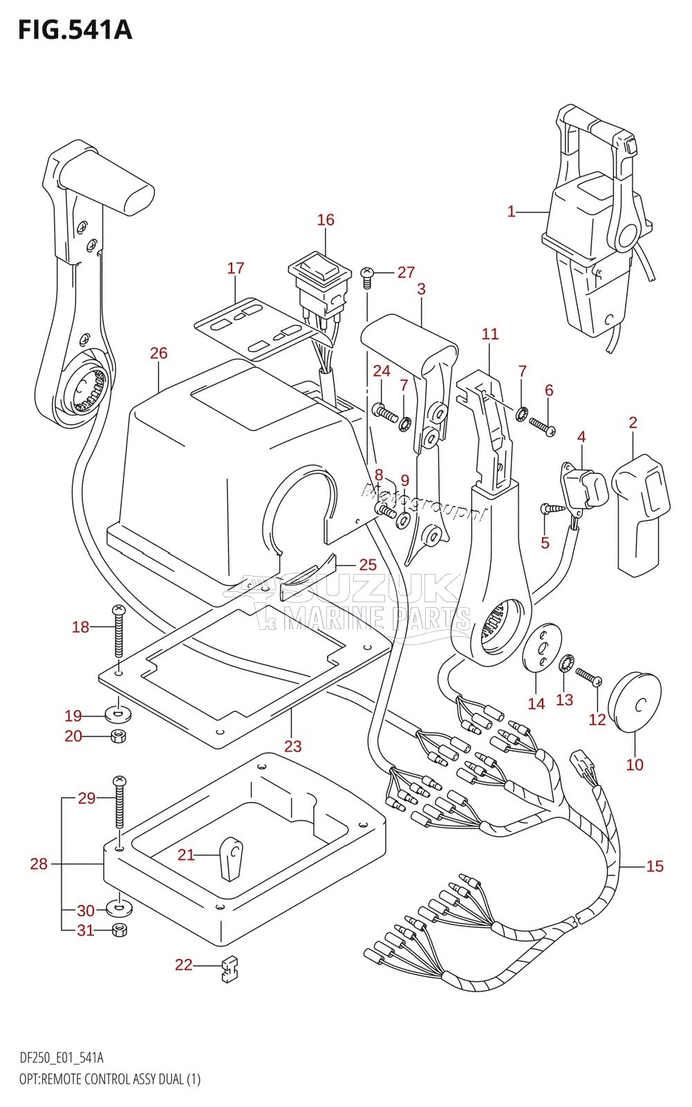 OPT:REMOTE CONTROL ASSY DUAL (1)