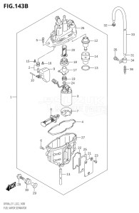 07003F-240001 (2022) 70hp E11 E40-Gen. Export 1-and 2 (DF70AT  DF70ATH  DF70ATH) DF70A drawing FUEL VAPOR SEPARATOR (E40)