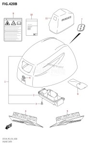 DF9.9A From 00994F-610001 (P03)  2016 drawing ENGINE COVER (DF8AR:P03)