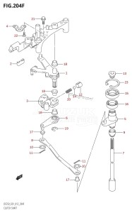 DF225T From 22503F-210001 (E01)  2012 drawing CLUTCH SHAFT (DF225T:E40)