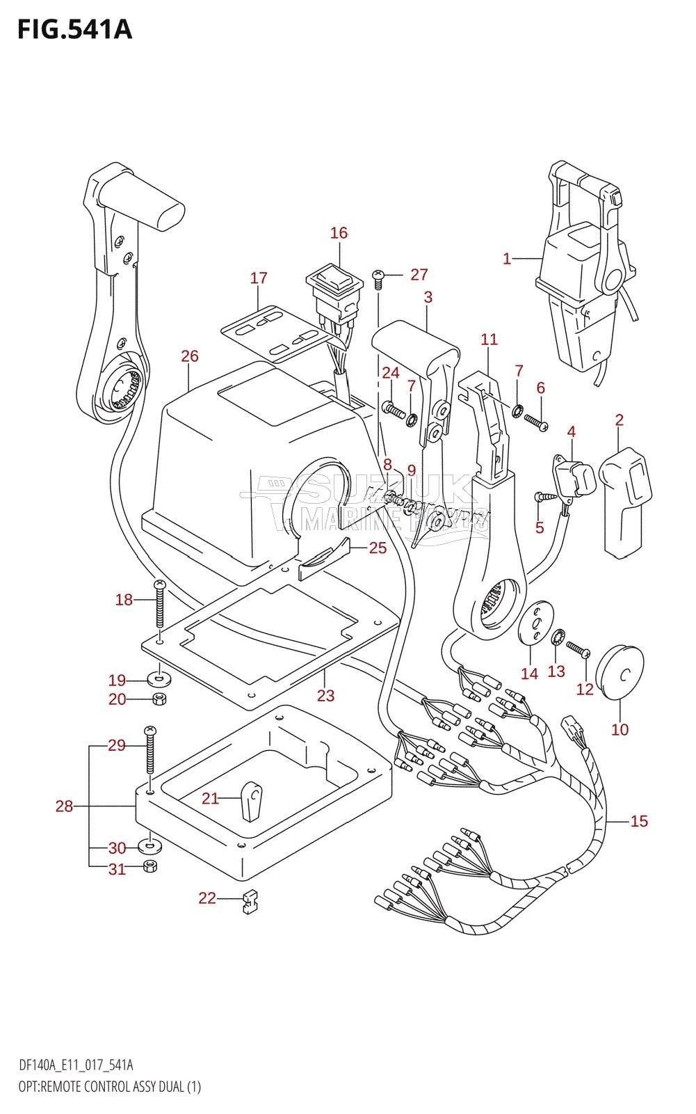 OPT:REMOTE CONTROL ASSY DUAL (1)