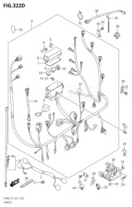 DF70A From 07003F-240001 (E11 E40)  2022 drawing HARNESS (DF100B)