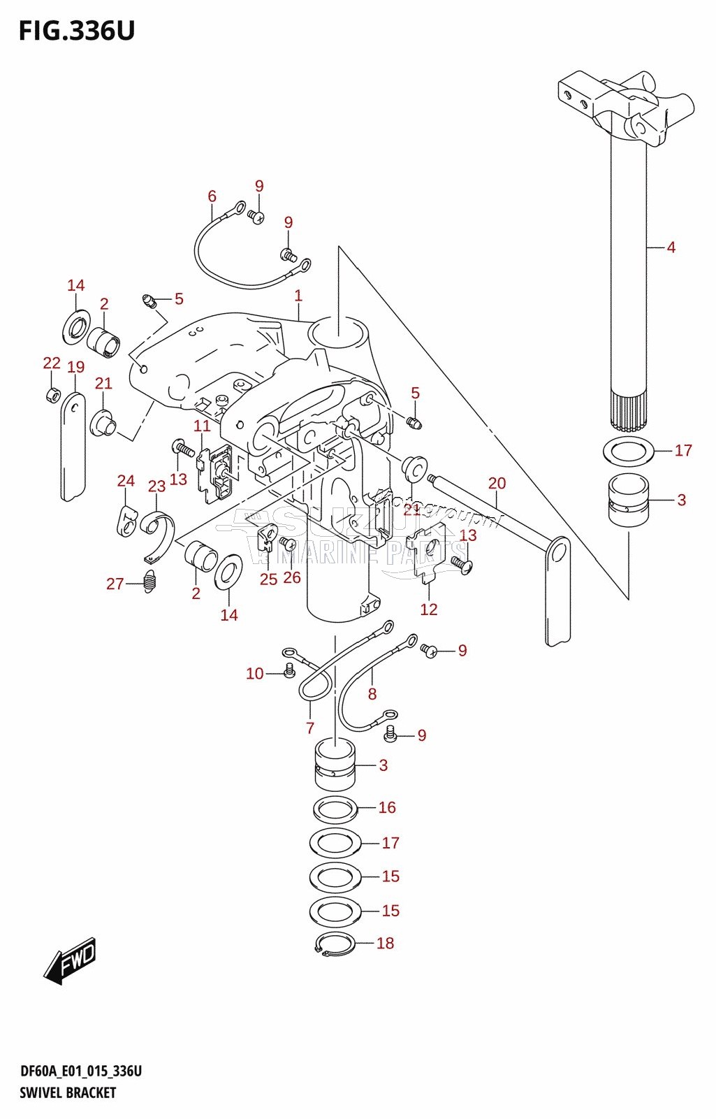 SWIVEL BRACKET (DF60AVTH:E40)