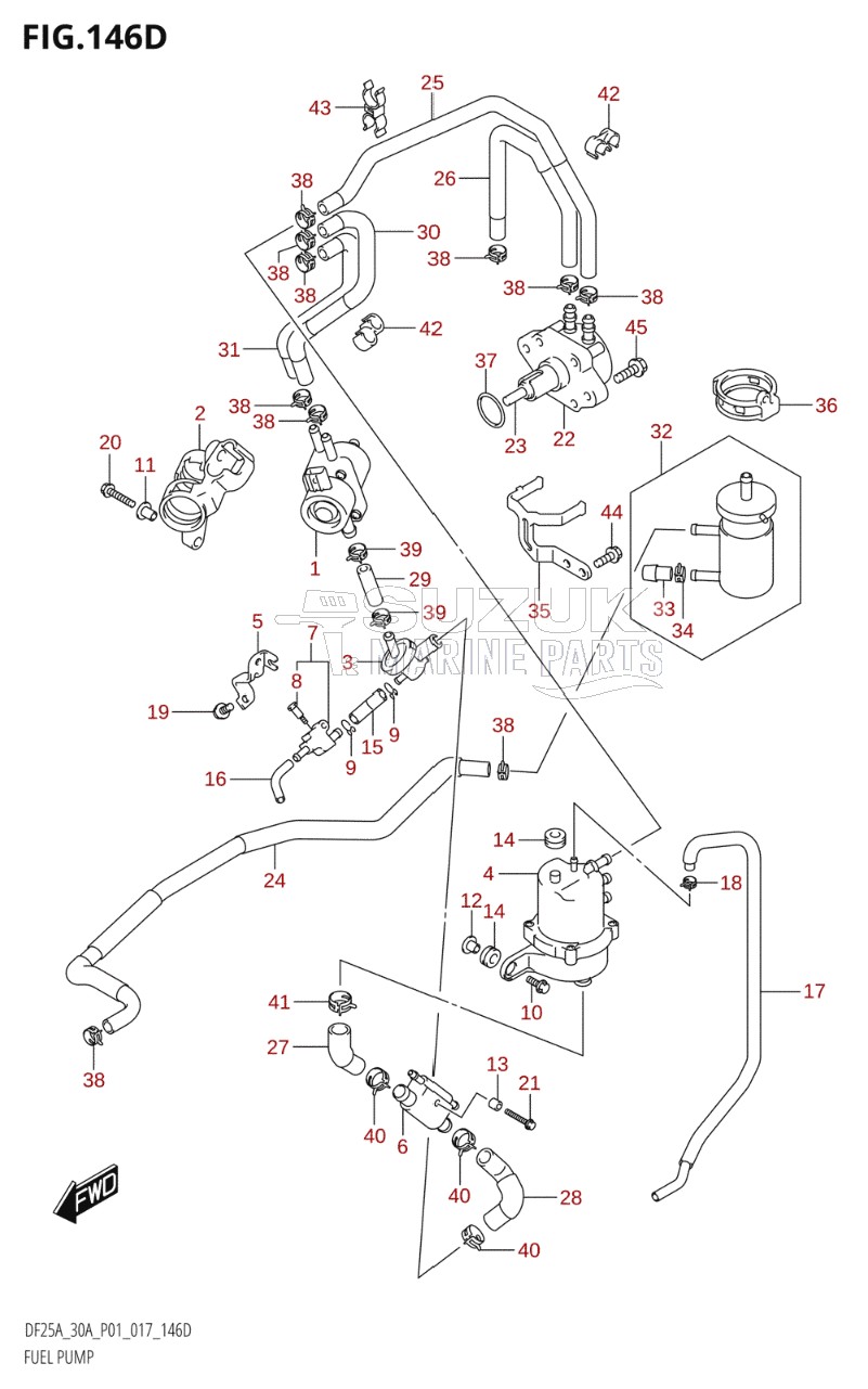 FUEL PUMP (DF25ATH:P01)