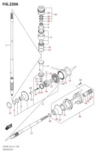 DF200AP From 20003P-710001 (E03)  2017 drawing TRANSMISSION