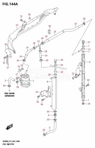 DF150AS From 15003F-440001 (E03 E11 E40)  2024 drawing FUEL INJECTOR (E03,E11)