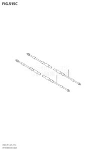 00994F-140001 (2021) 9.9hp P01-Gen. Export 1 (DF9.9A) DF9.9A drawing OPT:REMOCON CABLE (DF8AR)