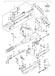 DF115TL From 115001F-371001 ()  2003 drawing OPT:TILLER HANDLE (DF115WT)