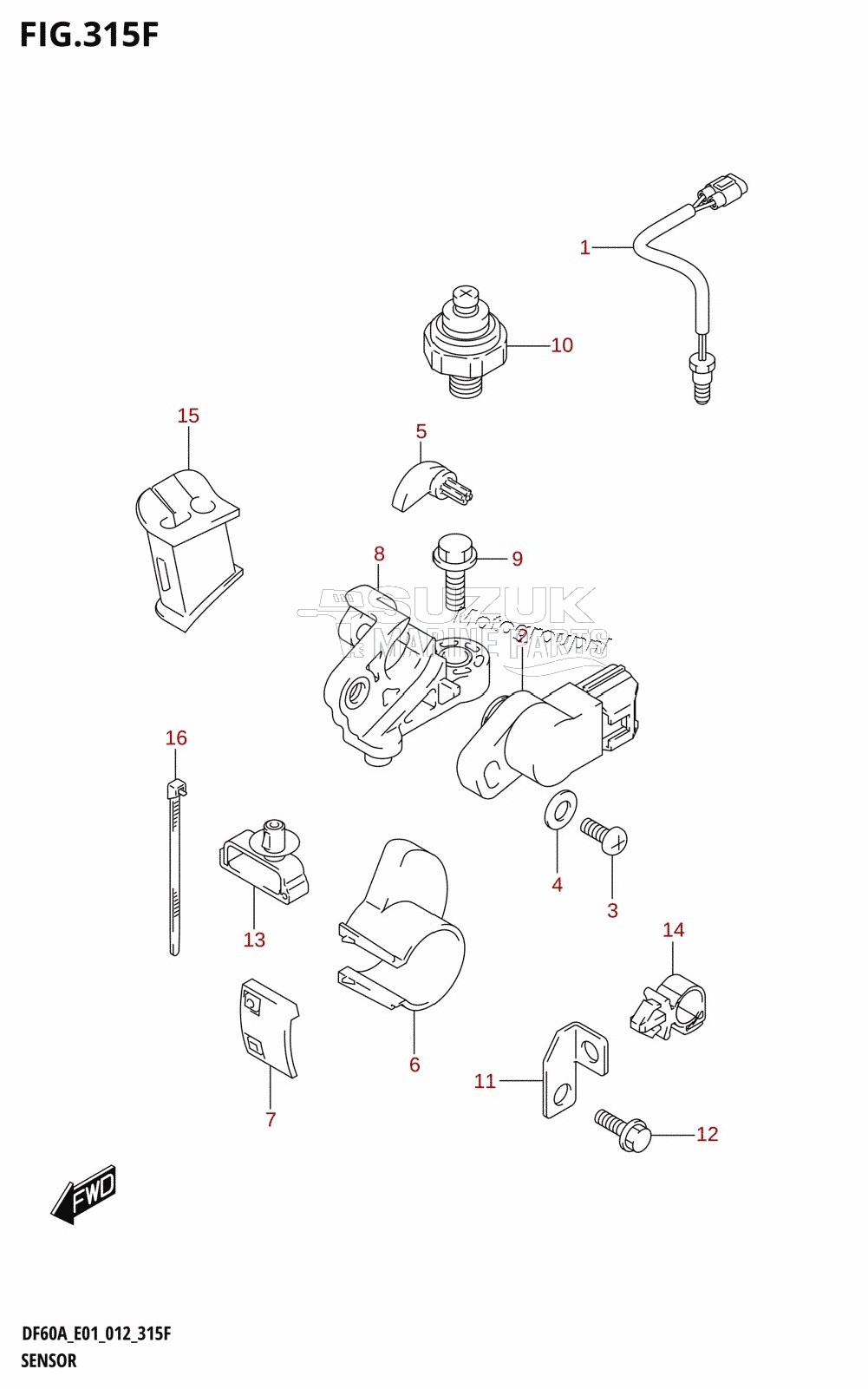 SENSOR (DF60A:E01)