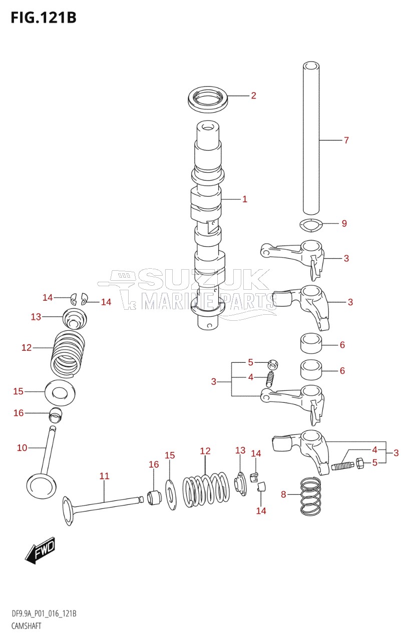 CAMSHAFT (DF8AR:P01)