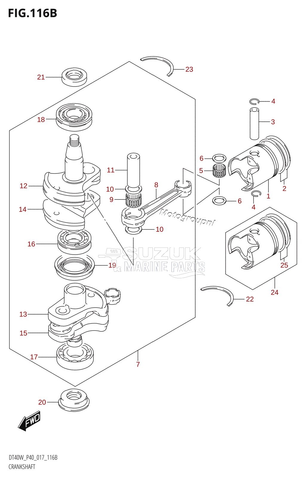 CRANKSHAFT (DT40W:P90)