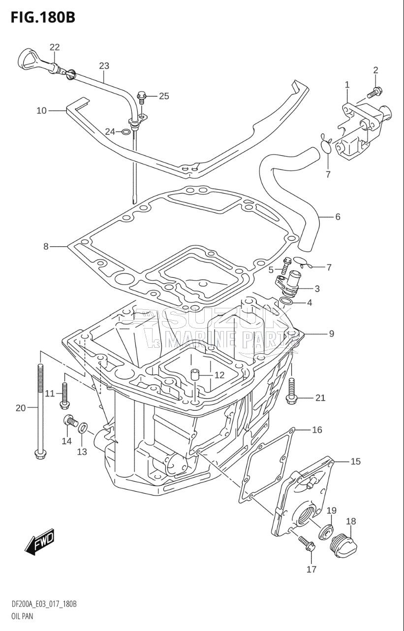 OIL PAN (DF200AST:E03)