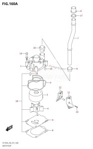 DF150 From 15002Z-910001 (E40)  2019 drawing WATER PUMP