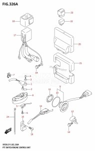 DF200Z From 20002Z-140001 (E01 E40)  2021 drawing PTT SWITCH /​ ENGINE CONTROL UNIT (DF200T,DF200Z,DF225T,DF225Z,DF250T,DF250Z)