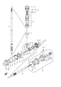 Outboard DF 200 drawing Transmission