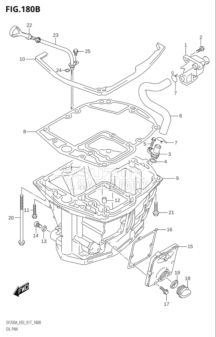 OIL PAN (DF200AST:E03)