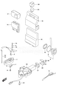 DF 200AP drawing PTT Switch/Engine Control Unit