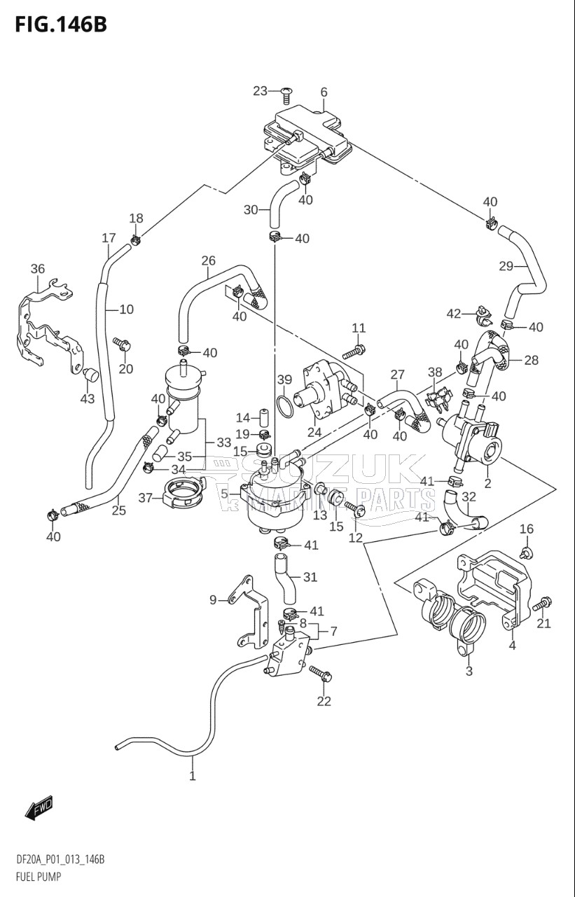 FUEL PUMP (DF9.9BR:P01)