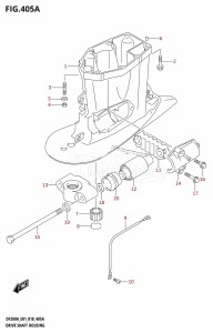 DF200Z From 20002Z-810001 (E01 E40)  2018 drawing DRIVE SHAFT HOUSING (DF200AT)