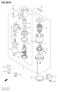 DF115T From 11501F-880001 (E03)  2008 drawing STARTING MOTOR