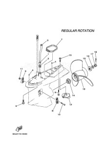 F200BETX drawing PROPELLER-HOUSING-AND-TRANSMISSION-2