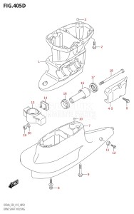 04003F-510001 (2005) 40hp E03-USA (DF40A) DF40A drawing DRIVE SHAFT HOUSING (DF50AVT:E03)