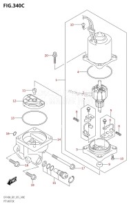 DF115A From 11503F-510001 (E01 E40)  2015 drawing PTT MOTOR (DF115AT:E40)