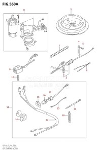 DF15 From 01502F-980001 (P01)  2009 drawing OPT:STARTING MOTOR (K4)