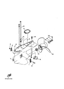 225G drawing PROPELLER-HOUSING-AND-TRANSMISSION