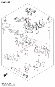 DF15A From 01504F-510001 (P03)  2015 drawing OPT:REMOTE CONTROL PARTS (DF15A:P03)