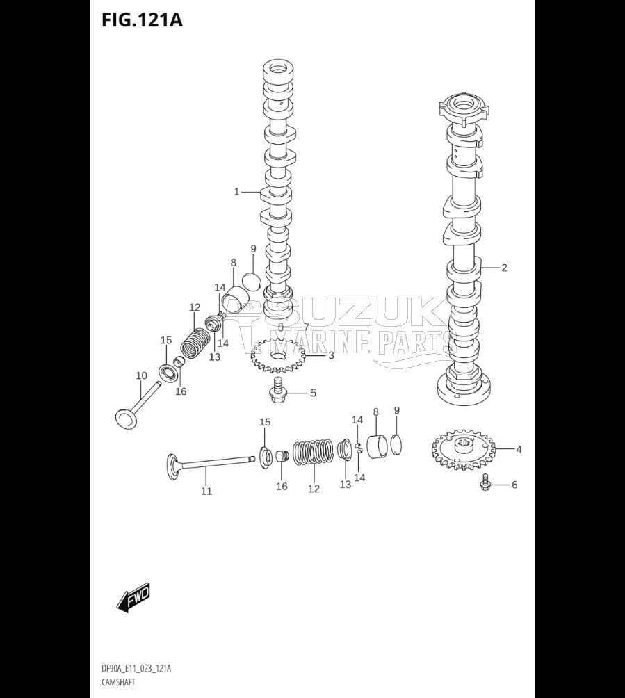 CAMSHAFT (DF70A,DF70ATH)