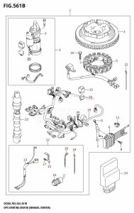 DF15A From 01504F-440001 (P03)  2024 drawing OPT:STARTING MOTOR (MANUAL STARTER) (DF15A:M-STARTER)