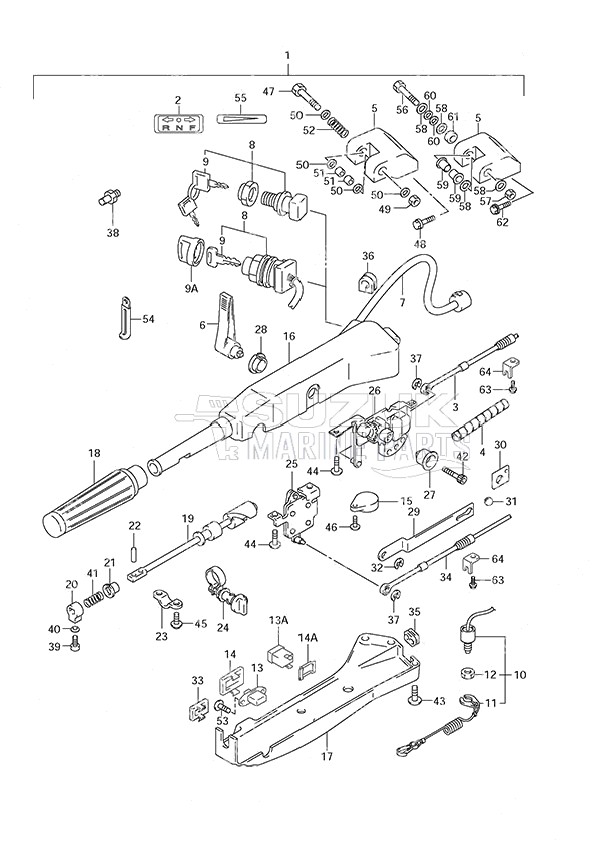 Tiller Handle