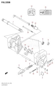 DF9.9A From 00994F-210001 (P01)  2012 drawing CLAMP BRACKET (DF8AR:P01)