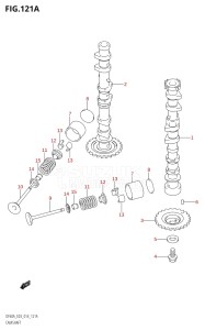 06002F-410001 (2014) 60hp E03-USA (DF60A) DF60A drawing CAMSHAFT