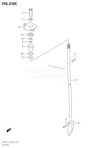 DT9.9 From 00993K-310001 (P36 P40)  2013 drawing SHIFT ROD (DT9.9K:P36)