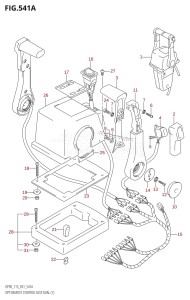 DF115T From 11502F-110001 (E40)  2011 drawing OPT:REMOTE CONTROL ASSY DUAL (1)