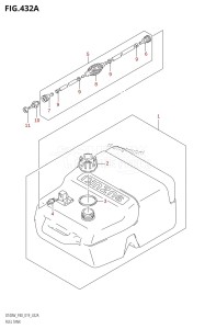 DT40 From 04005-910001 ()  2019 drawing FUEL TANK (DT40W,DT40WR)